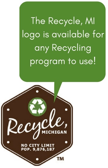 Did you know that anyone is free to use the Recycle, MI logo (2)